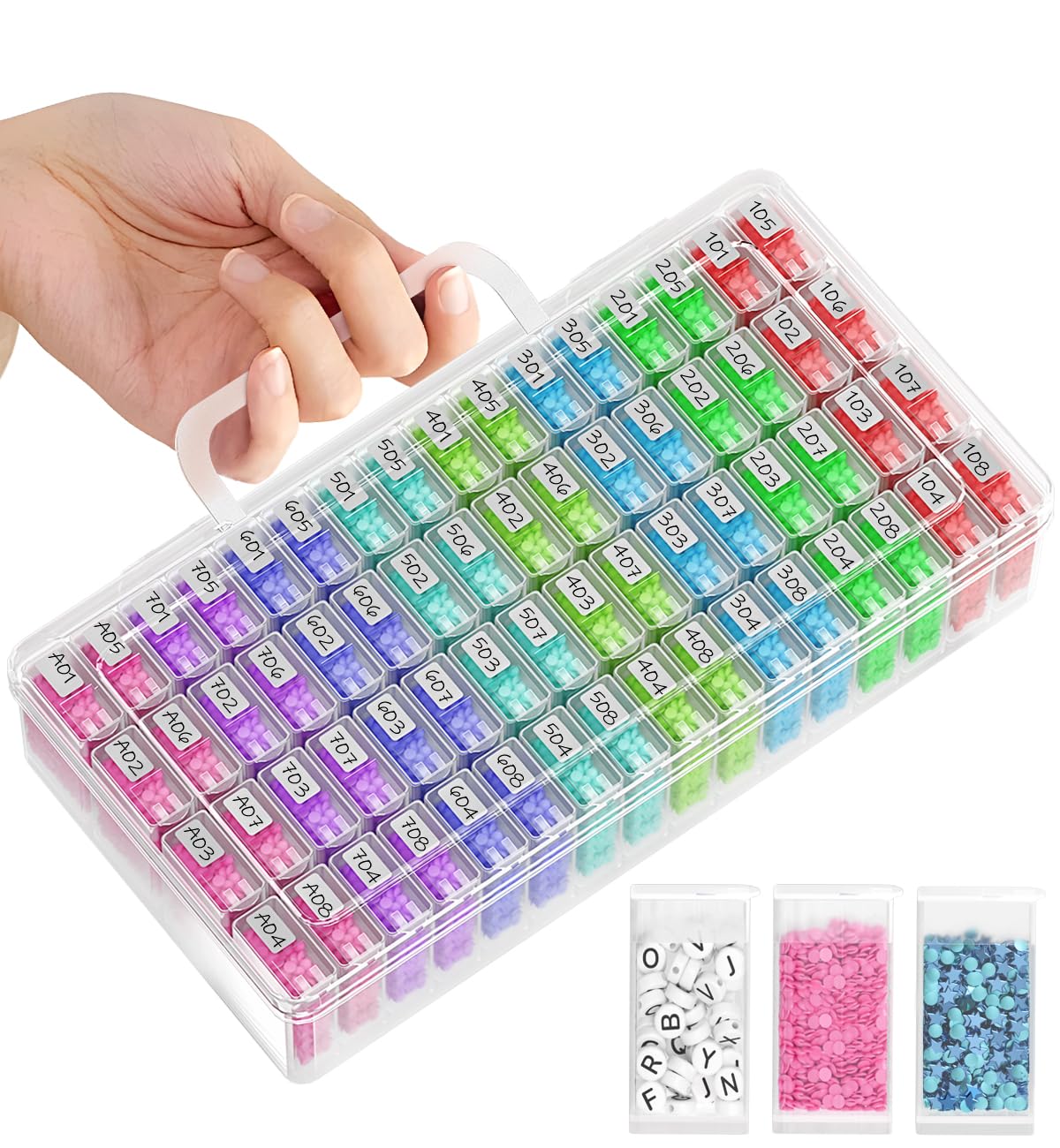 5D DIY ダイヤモンドペインティングツールアクセサリー収 - Craft Embellishment Storage のレビューと価格